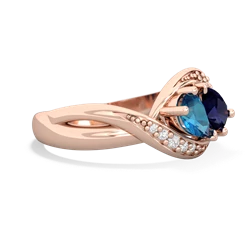 London Topaz Summer Winds 14K Rose Gold ring R5342