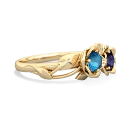 London Topaz Rose Garden 14K Yellow Gold ring R5510