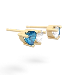 London Topaz Sweethearts 14K Yellow Gold earrings E5260