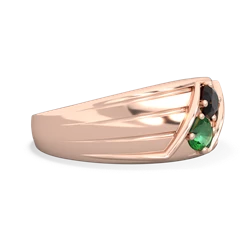 Onyx Men's Streamline 14K Rose Gold ring R0460