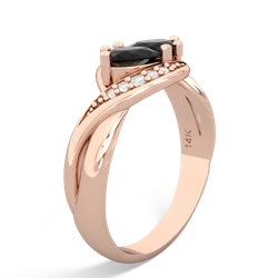 Onyx Summer Winds 14K Rose Gold ring R5342