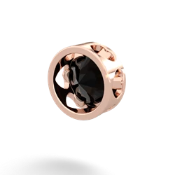 Onyx 8Mm Slide 14K Rose Gold pendant P3788