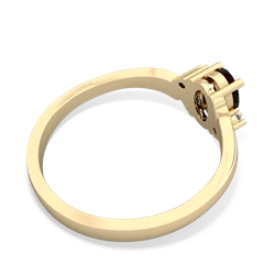 Onyx Elegant Swirl 14K Yellow Gold ring R2173