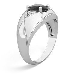 Onyx Men's Crossroads 14K White Gold ring R0361