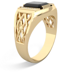 Onyx Men's Vine 14K Yellow Gold ring R0490