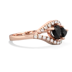 Onyx Mother And Child 14K Rose Gold ring R3010