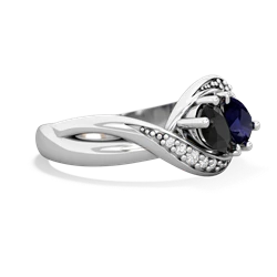 Onyx Summer Winds 14K White Gold ring R5342