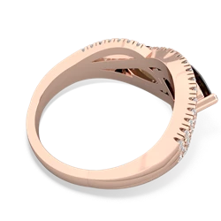 Onyx Diamond Rivers 14K Rose Gold ring R3070