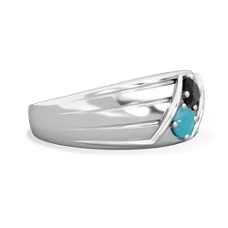 Onyx Men's Streamline 14K White Gold ring R0460