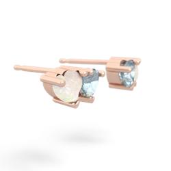 Opal Sweethearts 14K Rose Gold earrings E5260