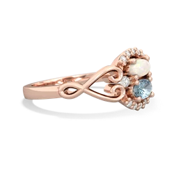 Opal Love Nest 14K Rose Gold ring R5860