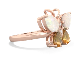 Opal Butterfly 14K Rose Gold ring R2215