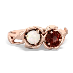 Opal Rose Garden 14K Rose Gold ring R5510