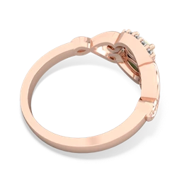 Opal Love Nest 14K Rose Gold ring R5860