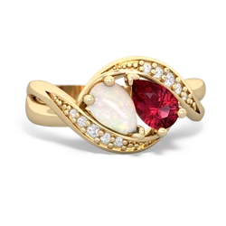 Opal Summer Winds 14K Yellow Gold ring R5342