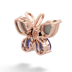 Opal Butterfly 14K Rose Gold pendant P2215