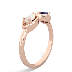 Opal Infinity 14K Rose Gold ring R5050