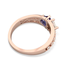 Opal Heart To Heart 14K Rose Gold ring R3342