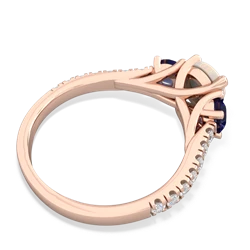 Opal Pave Trellis 14K Rose Gold ring R5500