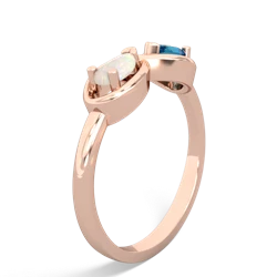 Opal Infinity 14K Rose Gold ring R5050