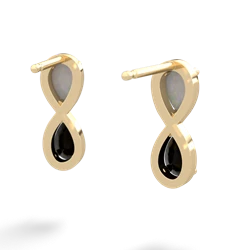 Opal Infinity 14K Yellow Gold earrings E5050