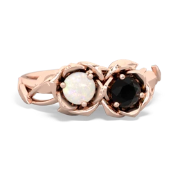 Opal Rose Garden 14K Rose Gold ring R5510