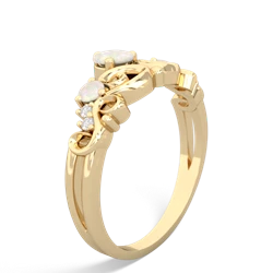 Onyx Crown Keepsake 14K Yellow Gold ring R5740