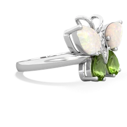 Opal Butterfly 14K White Gold ring R2215