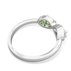 Opal Infinity 14K White Gold ring R5050