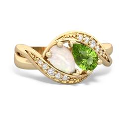 Opal Summer Winds 14K Yellow Gold ring R5342