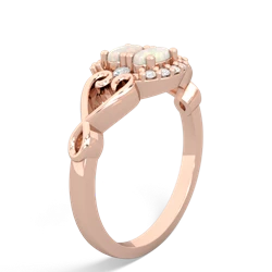 Opal Love Nest 14K Rose Gold ring R5860