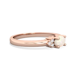 Opal Simply Elegant East-West 14K Rose Gold ring R2480