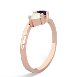 Opal Sweethearts 14K Rose Gold ring R5260