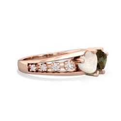 Opal Heart To Heart 14K Rose Gold ring R3342