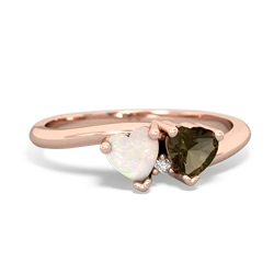 Opal Sweethearts 14K Rose Gold ring R5260