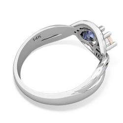 Opal Summer Winds 14K White Gold ring R5342