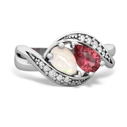 Opal Summer Winds 14K White Gold ring R5342