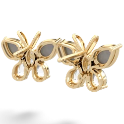 Opal Butterfly 14K Yellow Gold earrings E2215