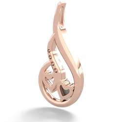 Opal Keepsake Curves 14K Rose Gold pendant P5450