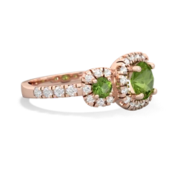 Opal Regal Halo 14K Rose Gold ring R5350