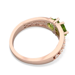 Peridot Heart To Heart 14K Rose Gold ring R3342