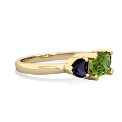 Peridot Three Stone 14K Yellow Gold ring R5235