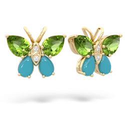 matching earrings - Butterfly