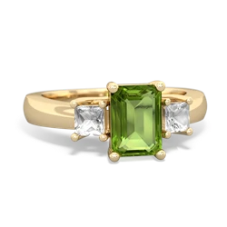 similar item - Three Stone Emerald-cut Trellis