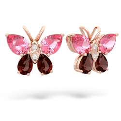 matching earrings - Butterfly