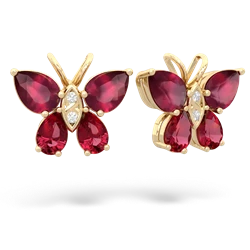 matching earrings - Butterfly