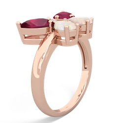 Ruby Butterfly 14K Rose Gold ring R2215