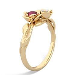 Ruby Rose Garden 14K Yellow Gold ring R5510