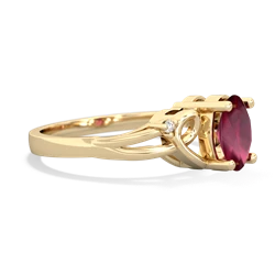 Ruby Swirls 14K Yellow Gold ring R2347