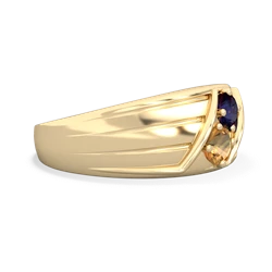 Sapphire Men's Streamline 14K Yellow Gold ring R0460